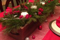 Rustic Barnwood Christmas Centerpiece Box for Holiday Decor