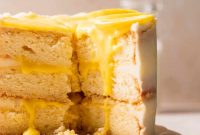 Zesty Lemon Bar Cake Recipe with Tender Shortbread Crust