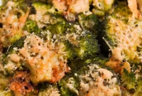 Crispy Smashed Broccoli with Parmesan and Garlic
