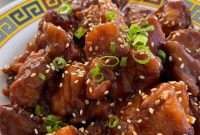 Crispy Sesame Chicken Recipe with Sticky Sweet Sauce
