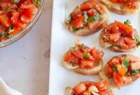 Tomato Bruschetta Recipe: Fresh Basil & Garlic Crostini