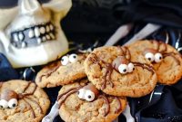 Malted Milk Ball Spider Cookies for Halloween Party Treats