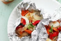 Italian-Style Foil-Baked Chicken with Vegetables