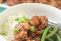 Crispy Air Fryer Chicken Teriyaki Rice Bowls