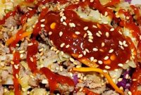Blackstone Griddle Egg Roll in a Bowl Recipe