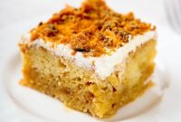 Decadent Butterfinger Poke Cake Recipe with Crunchy Candy Filling
