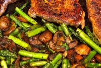 Skillet Pork Chops with Sautéed Vegetables Recipe