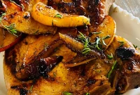 Apple-Brined Pork Chops on the Blackstone Grill