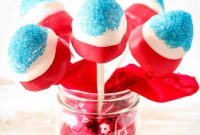 Sparkling Strawberry Firecracker Pops: Patriotic Summer Treats