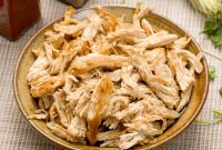 Stovetop Dutch Oven Shredded Chicken Recipe