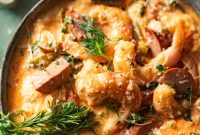 Cajun Shrimp and Creamy Cheddar Grits Recipe