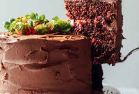 Decadent Chocolate Strawberry Layer Cake Recipe