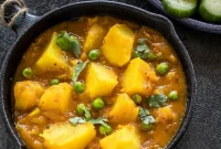 Instant Pot Aloo Matar (Potatoes and Peas Curry)