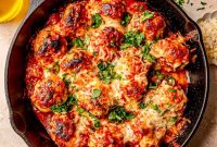 Baked Chicken Parmesan Meatballs Recipe That Melts in Your Mouth