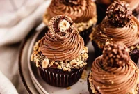 Ferrero Rocher Cupcakes Recipe: Decadent Hazelnut Chocolate Cupcakes
