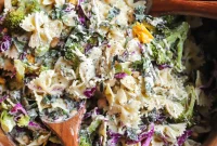 Creamy Vegan Caesar Pasta Salad Recipe for Summer Meals