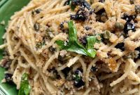 St. Joseph’s Spaghetti with Anchovies and Crispy Breadcrumbs