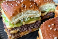 Mini Big Mac-Style Cheeseburgers Recipe