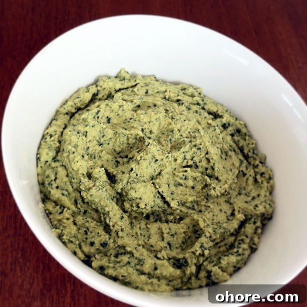 Kale and Garlic Hummus