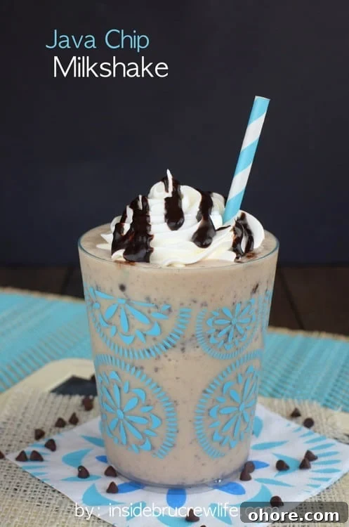 Frozen yogurt, coffee, and chocolate chips makes an amazing healthy dessert