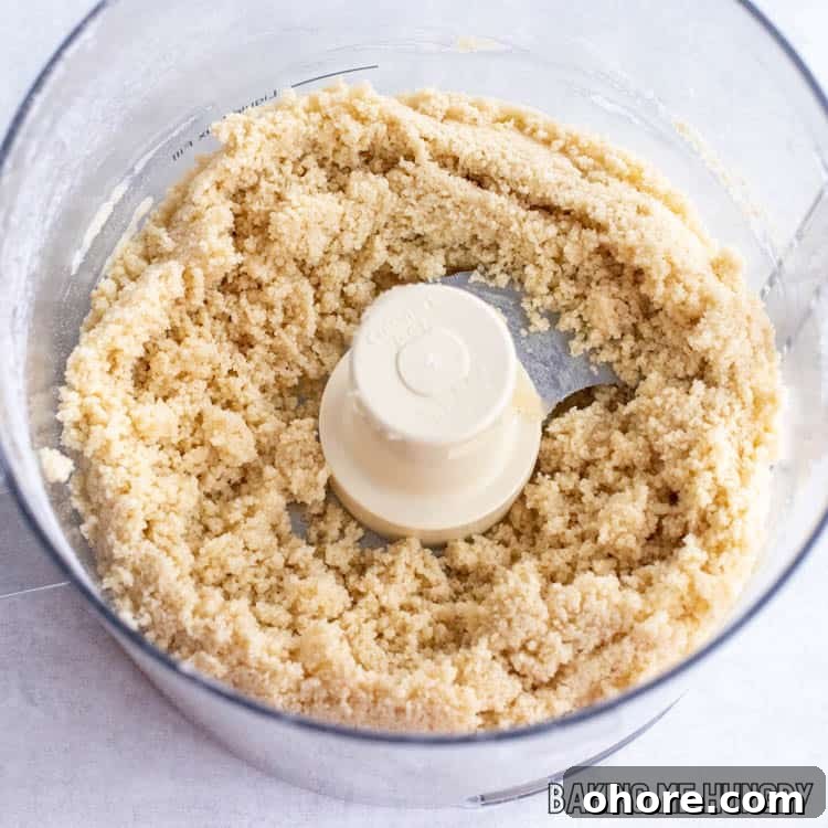 3-Ingredient Brown Sugar Cookies Recipe 5 food processor with sandy looking dough