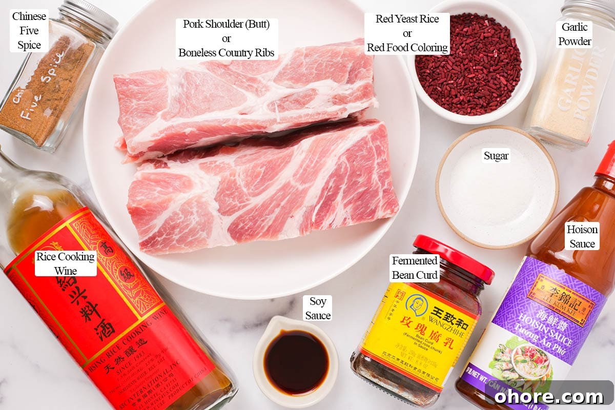 Char Siu Chinese BBQ Pork Recipe: Authentic Cantonese Roast Pork 4 Ingredients for char siu