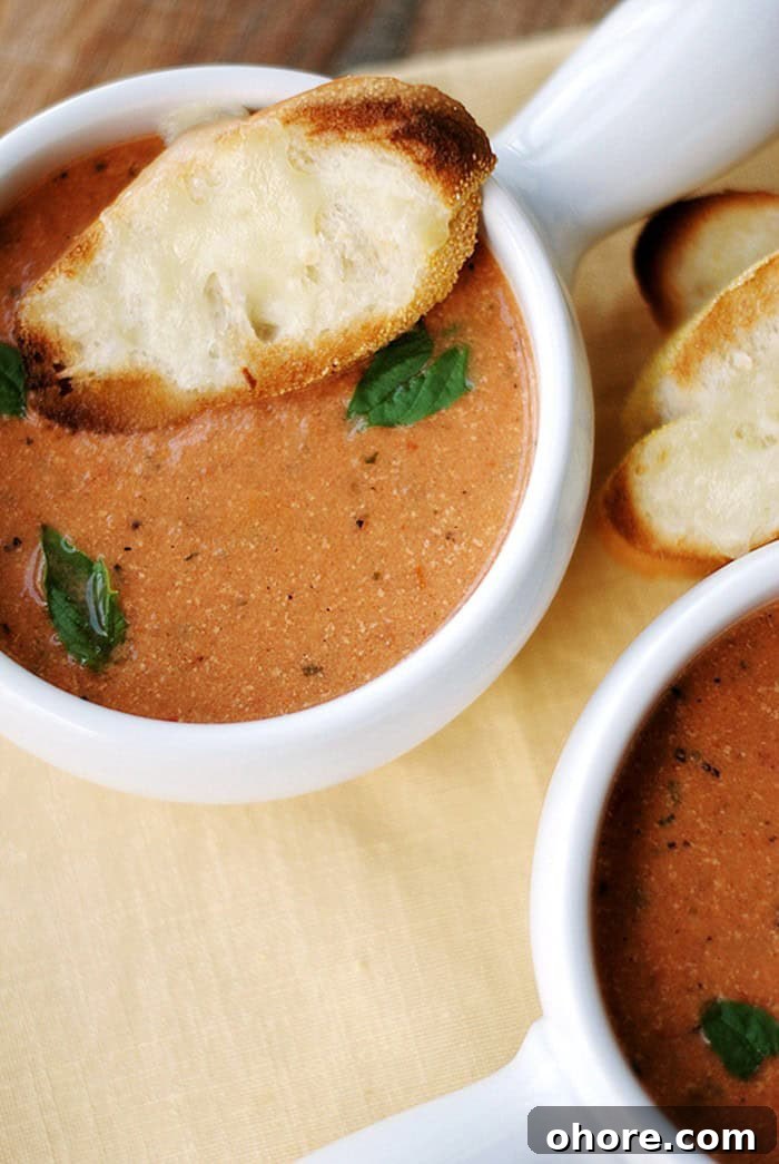 Creamy Tomato Basil Soup Recipe for Cozy Weeknight Meals 2 3