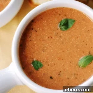 Creamy Tomato Basil Soup Recipe for Cozy Weeknight Meals 4 img 1133 3