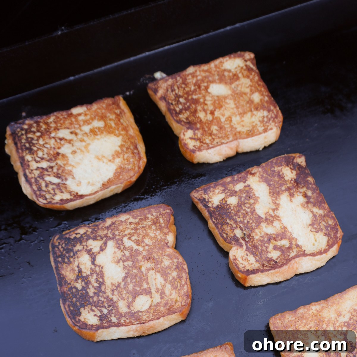 Classic French Toast Recipe: Crispy Outside, Custardy Inside 6 grilled french toast.