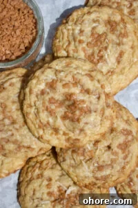 Apple Cinnamon Oatmeal Cookies recipe with warm spices and apples 5 Coconut Toffee Cookies