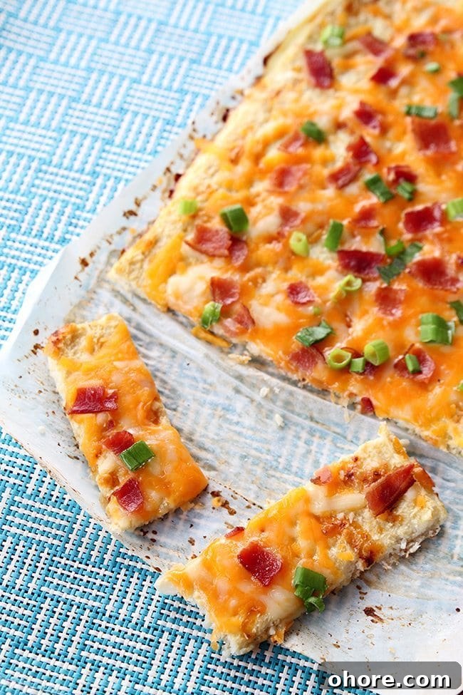 Cheesy Loaded Cauliflower Bread