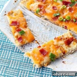 Cheesy Loaded Cauliflower Bread