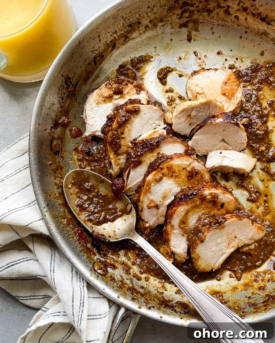 Pan-Roasted Orange Mustard Turkey Breast with Maple Sweet Potatoes & Green Beans 3 img 13347 2