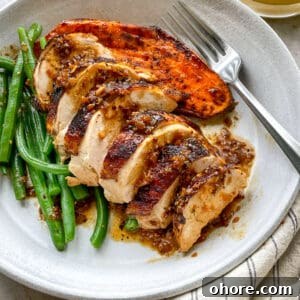 Pan-Roasted Orange Mustard Turkey Breast with Maple Sweet Potatoes & Green Beans 6 Pan-Roasted Orange Mustard Turkey Breast with Sweet Potatoes Green Beans Primal Gourmet Paleo Thanksgiving Recipe