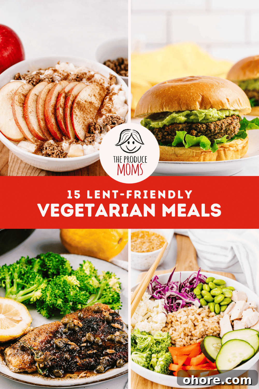 Pinterest Pin Vegetarian Recipes
