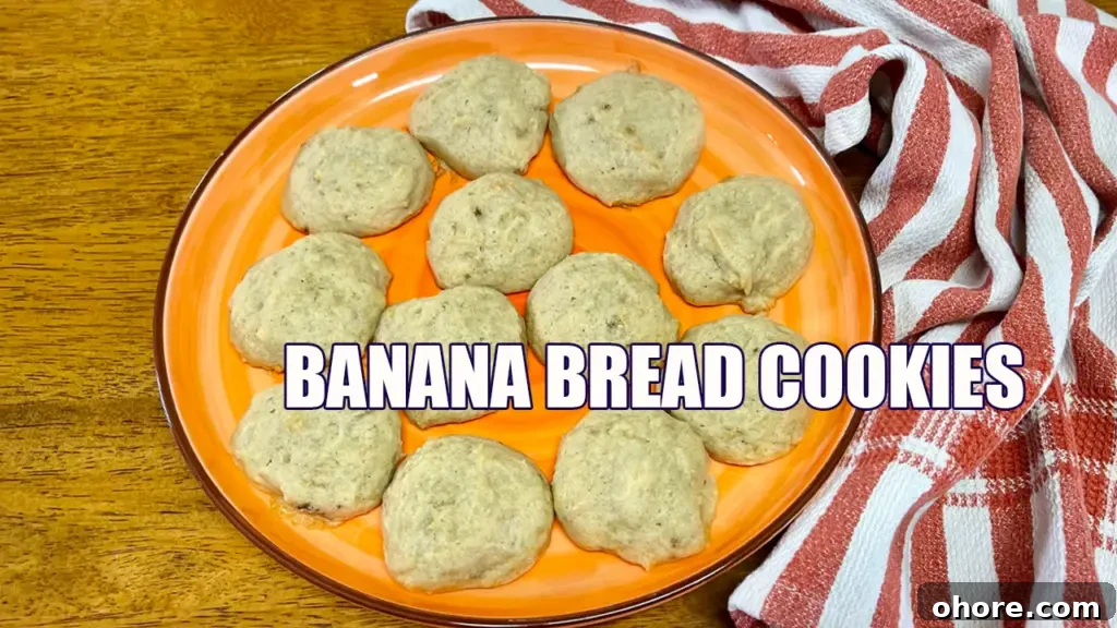 Banana Bread Cookies Recipe: Soft, Chewy Banana Cookies 2 img 14800 1