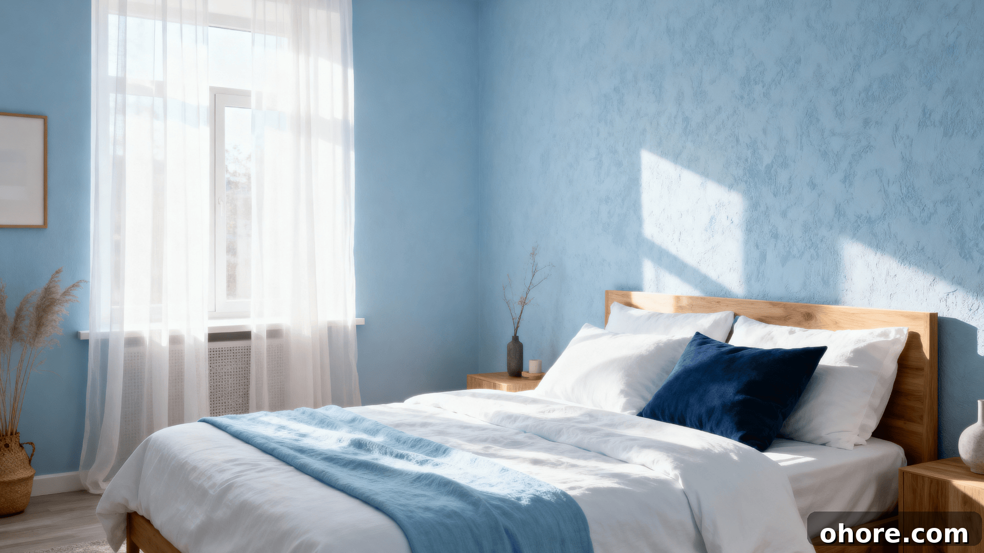13 Calming Bedroom Paint Colors That Improve Sleep 2 blue the ultimate sleep promoting color