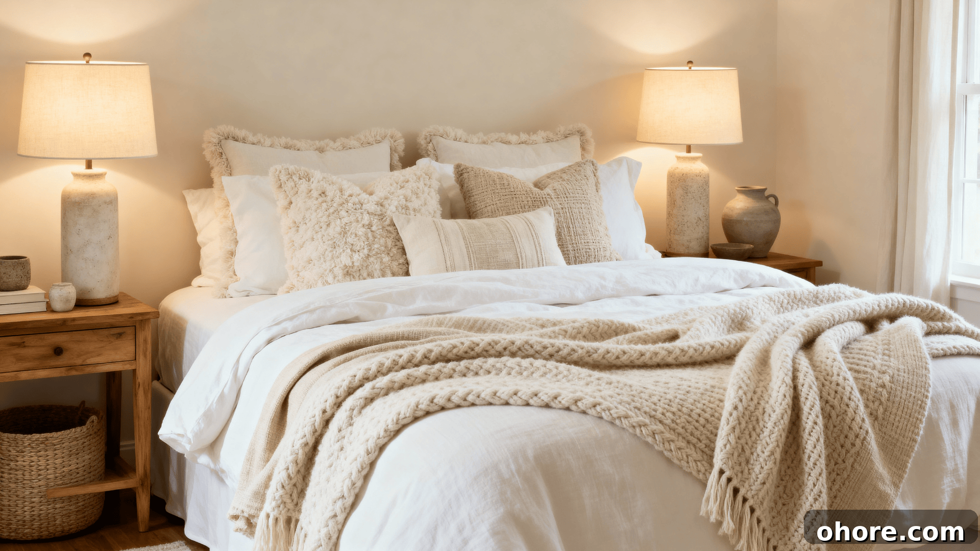 13 Calming Bedroom Paint Colors That Improve Sleep 6 warm whites and creams cozy style