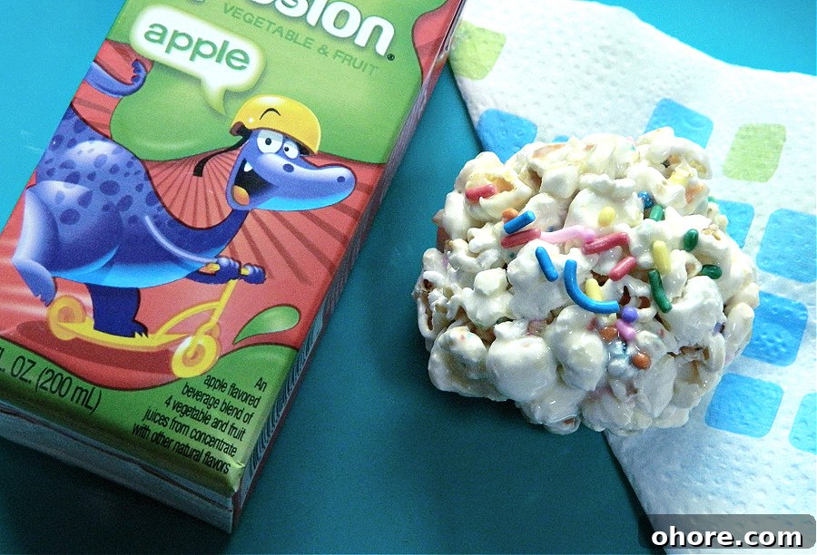 Colorful snack