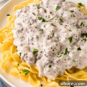 Classic Ground Beef Stroganoff Recipe for Dinner Tonight 12 beef stroganoff