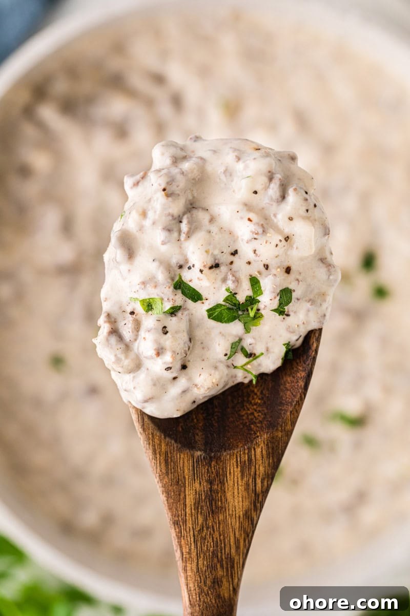 Classic Ground Beef Stroganoff Recipe for Dinner Tonight 9 Beef Stroganoff served
