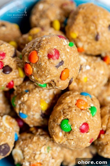 Uncrustable Donuts: Bite-Sized Filled Donut Recipe 12 Monster Cookie Balls