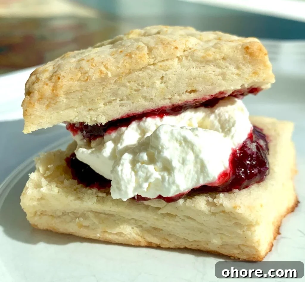 Quick Homemade Cream Biscuits Recipe for Flaky Golden Results 7 Biscuits with jam and whipped cream