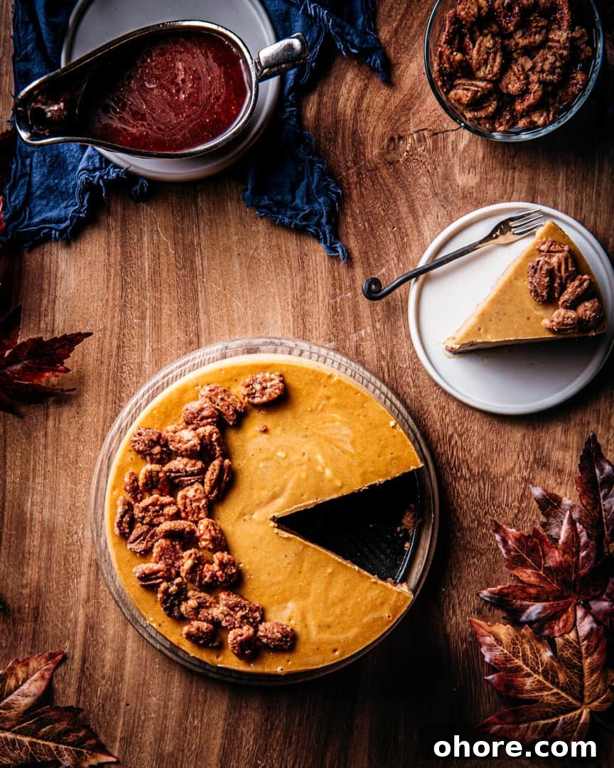 Pumpkin Mascarpone Cheesecake