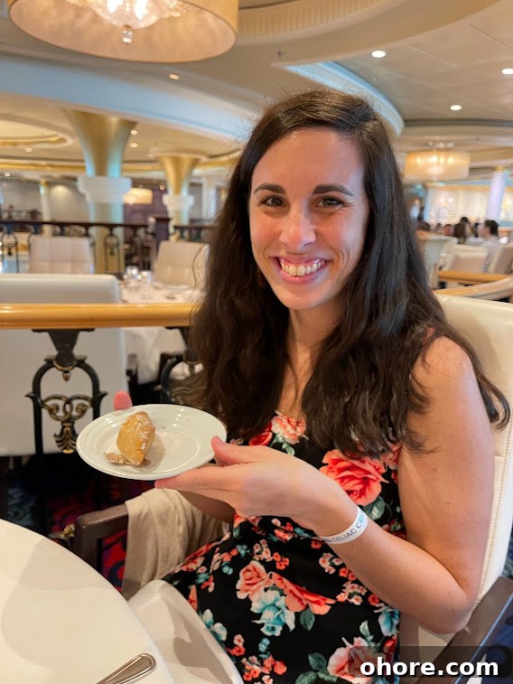 Jen gluten-free bread on Celiac Cruise