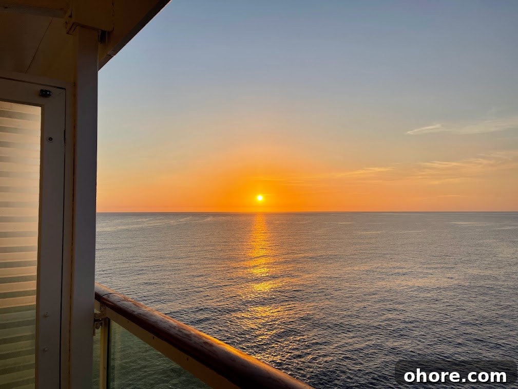 gluten-free cruise sunset