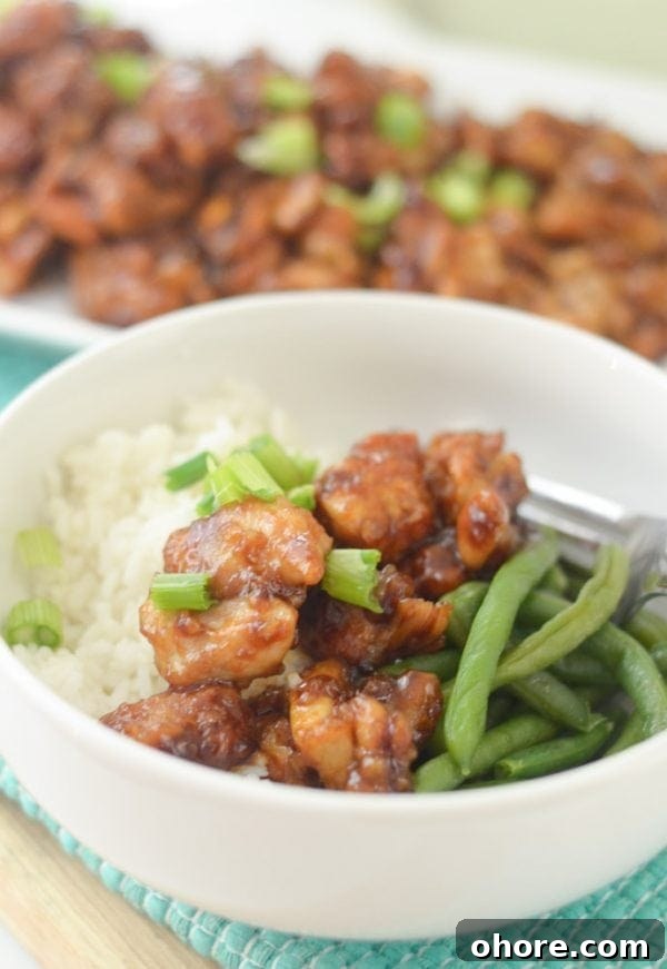 Crispy Air Fryer Chicken Teriyaki Rice Bowls 2 air fryer teriyaki chicken bowls