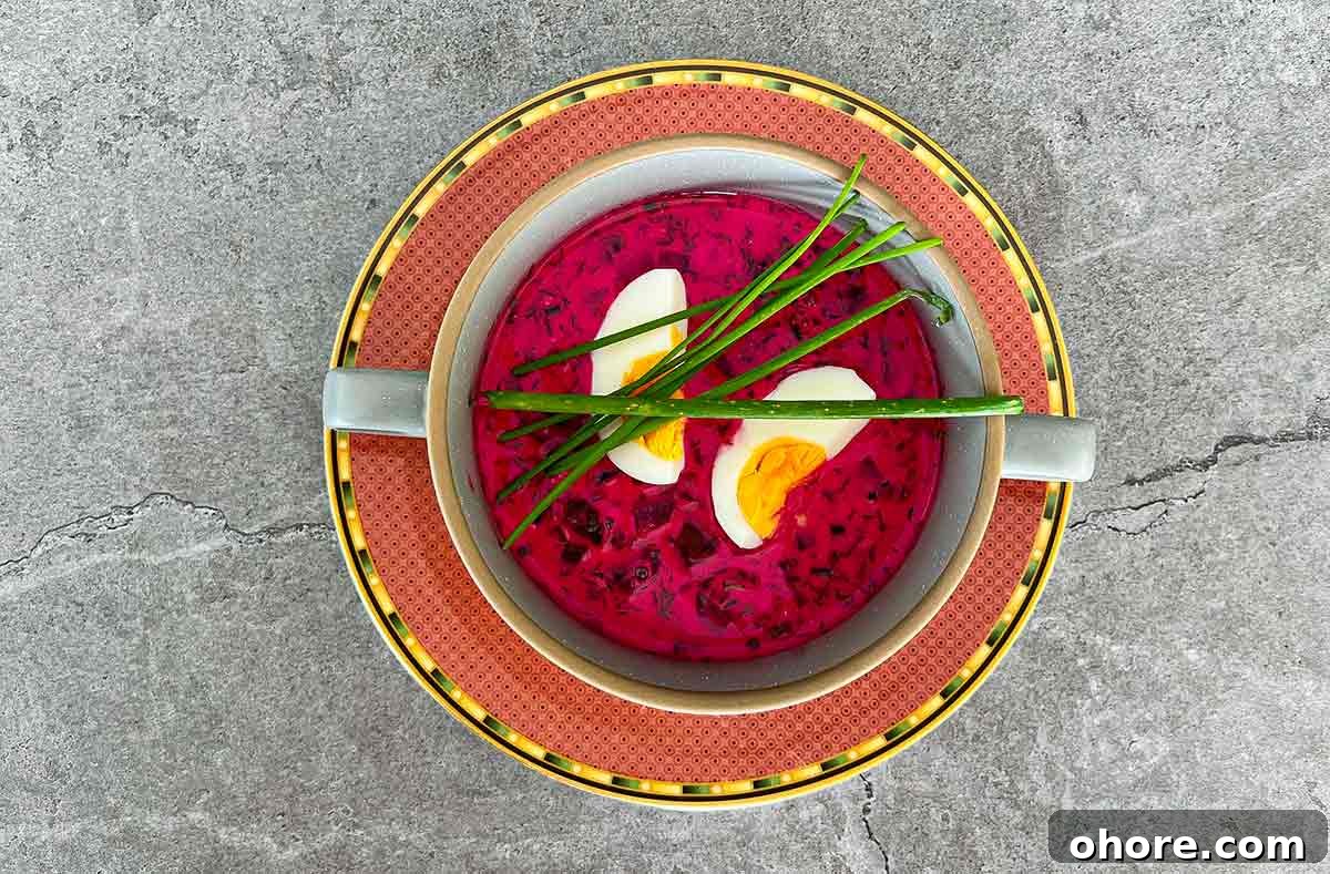 32 Gluten-Free Recipes That Support Weight Loss Goals 15 polish borscht topped with hard boiled egg in a bowl