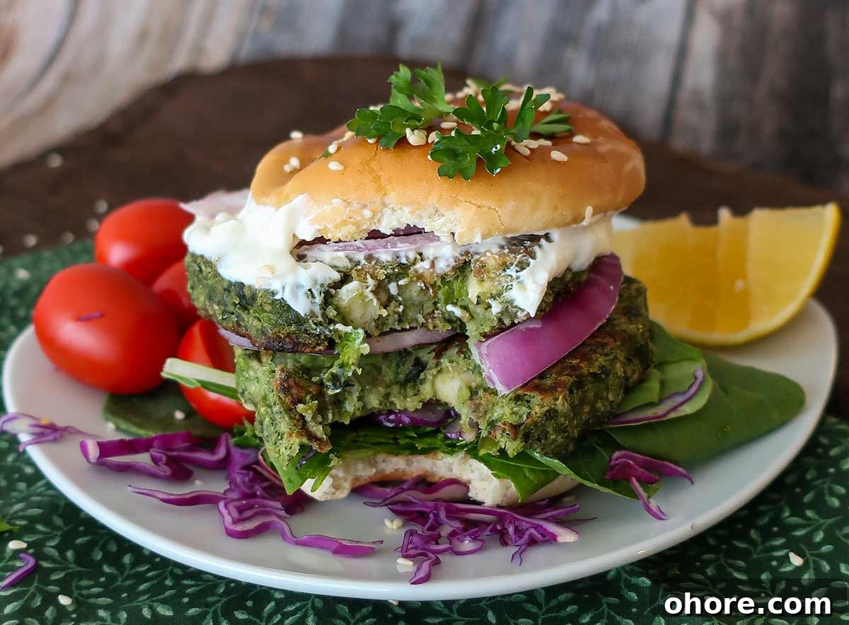 32 Gluten-Free Recipes That Support Weight Loss Goals 33 a bite taken out of a veggie patty in a bun