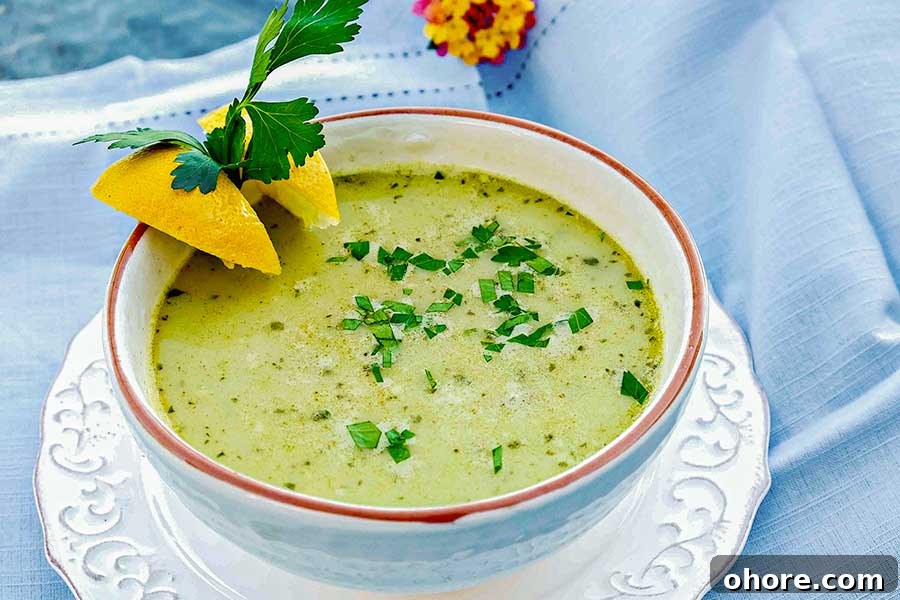 32 Gluten-Free Recipes That Support Weight Loss Goals 5 chickpea parsley soup in a bowl with lemon wedges